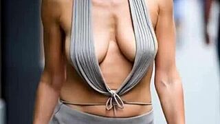 Busty Milfs Massive Natural Tits Bounce Wild Braless Outdoors Compilation 6