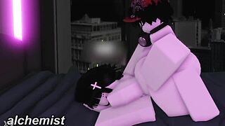 Emo Goth Big Ass Big Tits Whore Rides Cowgirl Deepthroats and Takes Facial Cumshot at New Condo Fuck