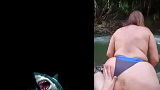 😘 watch this hot venezuelan stepmom milf get raw outdoor sex by the river—no condom creampie vibes! 🌊💦