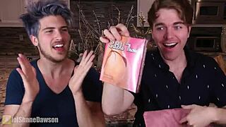 trying these female condoms with thong panties feels so teasingly tight