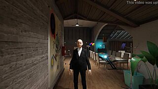 uncensored hentai villa party teases big tits ass