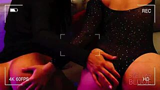 blonde friend rides my dildo while i take her vibrator tease