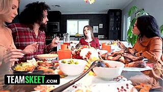 Grateful Girls Trailer: Asian Blonde Lesbian 4some 69 Ass Licking Blowjob Cowgirl Orgy Holiday Orgasms