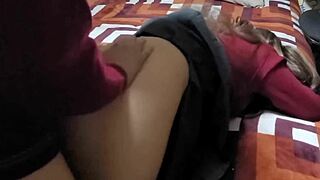 i look innocent in class but beg classmate to fuck my tight pussy hard in homemade uniform video