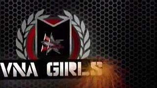 Fit sydney rides angelina castro's huge strap-on with glasses on