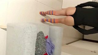 ever wondered how that big-ass brunette and her ts friend mix pissing with wild ejaculations in this hot compilation?