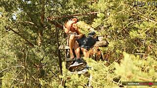 damn that hot brunette getting pounded hard in the forest 🍆🌳 wanna see her take every inch?? 😏🔥