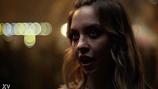 god sydney sweeney looks so sexy orgasming hard as a blonde aussie in that euphoria scene doesn't she