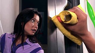 Yo, check out petite Casey A getting drilled deep by her BBC roommate in the horny hostel!