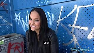 ever wonder how a busty 18yo student fucks outdoors first time?