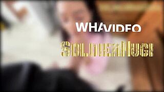 meeting hotwife cristal: sloppy deepthroat cum swallow?