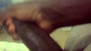 wanna see this huge black cock guy cream that throat toy? homemade sneak peek got you throbbing yet?