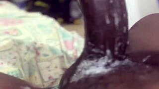 wanna see this huge black cock guy cream that throat toy? homemade sneak peek got you throbbing yet?