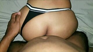 stepdad bends asian babe over furniture and creampies her tight pussy 