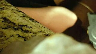 Bbw Julie jiggles huge tits swallowing cum in hidden blowjob cam!