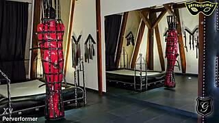Man, this multiday BDSM hotel session has her bound and punished hard in part 8.