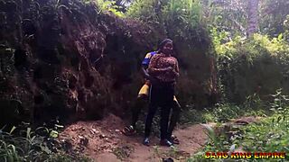 Sex Addicted Village Wife Begs for Hardcore Fuck Anywhere on Stream Path