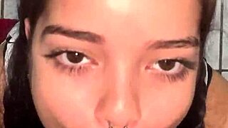 Amateurs couple with cute brunette deepthroats veiny big cock from Wellington Prado