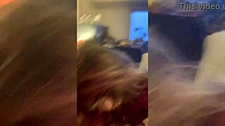 Tatted emo teen chokes on bbc and begs for rough backshots