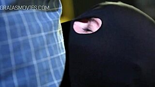punished slave babe whips tits while sucking cock