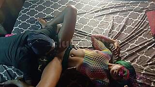 19yr Old Oiled Ebony Stripper Drilled Bareback by BBC at Club