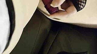 candid whore wife milf hides hardcore fat pussy masturbation and tit play