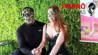 cintia mocks her cuckold hubby as bbc stretches her wet pussy rough and deep