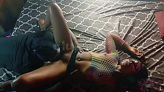 19yr Old Oiled Ebony Stripper Drilled Bareback by BBC at Club