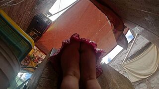 Creepy Bro Films Campesina Latina's Skirt Upskirt Voyeur Fetish!