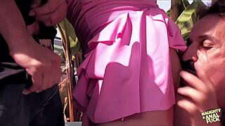 hot brunette big tits ass joins anal threesome dp 😍🍑