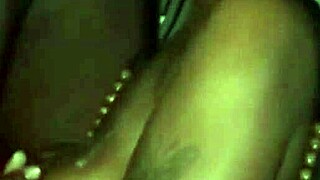 Ebony chick delivers a SLOPPY BLOWJOB to her boyfriend in a steamy encounter.