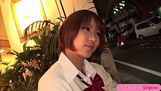 Aika Saekis Schoolgirl Pussy Pounded Hard By Agent In Lingerie