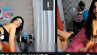 Ever seen a sexy Latina's tight yoga pants camel toe tease before her hot blowjob?