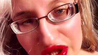 Perfect Red Lip Gloss Lips Lipstick Fetish Findom Goaldigger