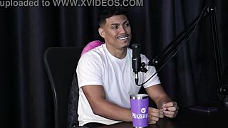 morena gets her pussy licked after weird video chat, loves risky spots with fabricio nunes on sheer red
