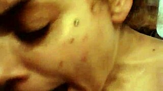 dirty latina kneels sucking massive black monster cock deeper in part two