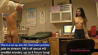 Sisters Angel Santana and Aria Nicole's first gyno exam