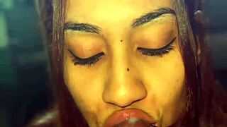 Brea's big phat chocolate ass bent over for black cock creampie pov homemade