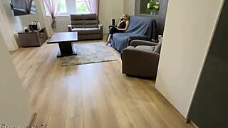 blonde slut's gettin pounded hard on phone with hubby, cumshot facial deepthroat mess!