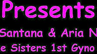 Sisters Angel Santana and Aria Nicole's first gyno exam