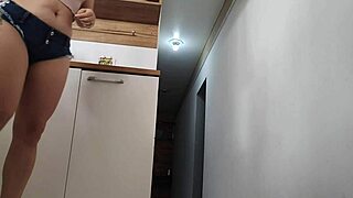 WIFE FUCKS FRIEND'S ERECTION While Husband Bathes!