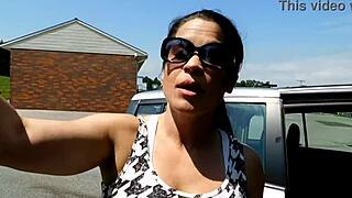 wanna see this big ass milf bust out of tight jeans at the car wash?? damn!