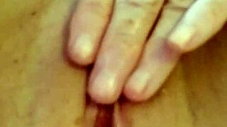 Granny's pussy stays dripping wet for that creampie