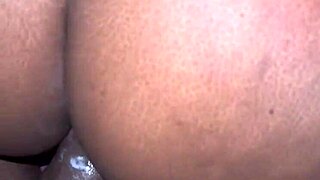 Brea's big phat chocolate ass bent over for black cock creampie pov homemade