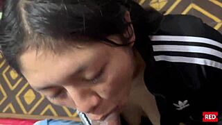 He sneaks into sister-in-law's room for secret oral away from husband