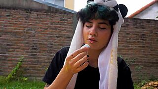 Lara Pukes In Outdoor Food Vomit Fetish Picnic Full Movie