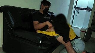 damn, my stepsis begs on knees and throats me deep to make up for it