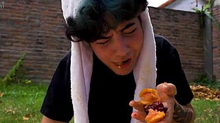 Lara Pukes In Outdoor Food Vomit Fetish Picnic Full Movie