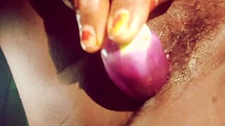Village Girl Gets Fucked Hard By Brinjal While Chubby Ass Takes Deepthroat Cock On Ranch