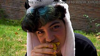 Lara Pukes In Outdoor Food Vomit Fetish Picnic Full Movie
